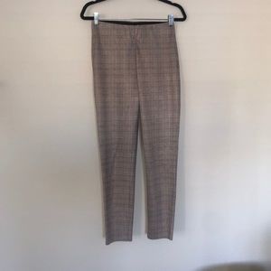 Plaid stretchy pants